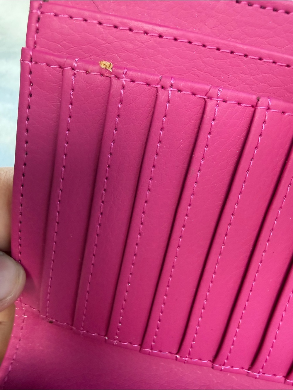 Genuine Leather Pink Womens Wallet- Read - Picture 5 of 8